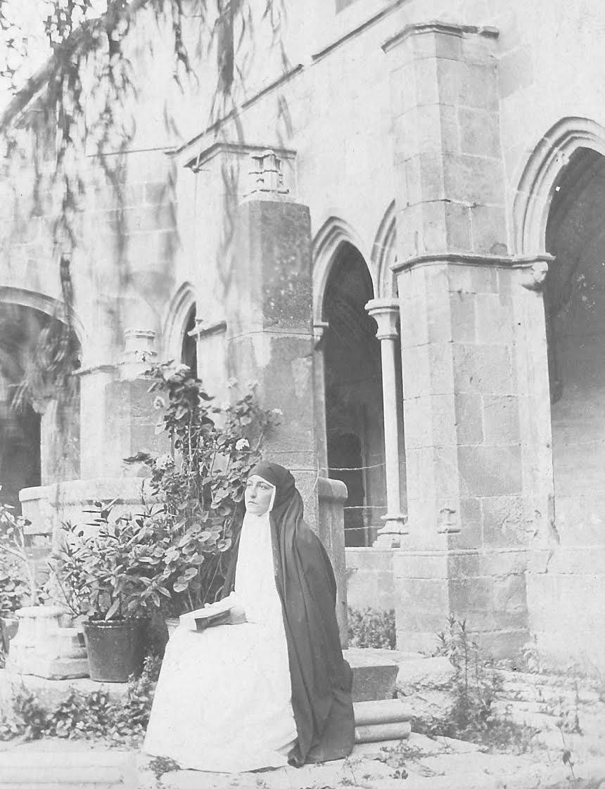 Foto de referencia tomada en Sant Jeroni de la Murtra a principios del siglo XX